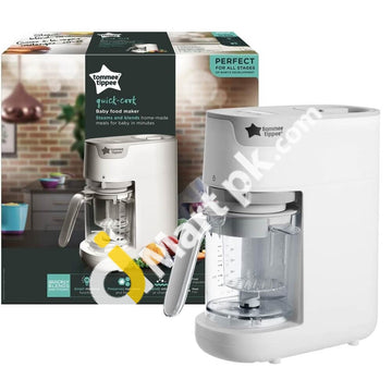 Tommee Tippee Quick Cook Baby Food Maker Blender & Steamer Processor For All Stages Of - Imported